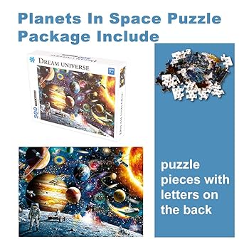 Amazon | SiTimmGer 大人用パズル 500ピース 宇宙ジグソーパズル